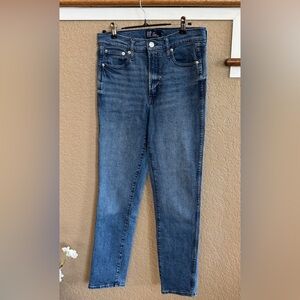 GAP High Rise Vintage Slim Jeans - Stonewashed Blue Women’s Size 4